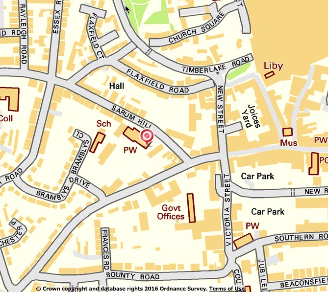 Trinity Basingstoke Map